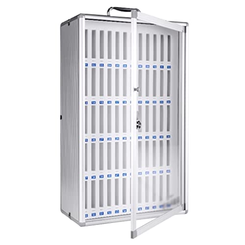 Telefonspeicherschrank wandmontierte Telefon-Safe-Leftaste-Mobiltelefonboxen mit Sperren Mitarbeitern Mobiltelefonpraxis. Tragbare Telefonverwaltungsbox Verbessert das Studium, Off, Silver-60 Bits Telefonspeicherschrank wandmontierte Telefon-Safe-Leftaste-Mobiltelefonboxen mit Sperren Mitarbeitern Mobiltelefonpraxis. Tragbare Telefonverwaltungsbox Verbessert das Studium, Off, Silver-60 Bits von LKHGTR