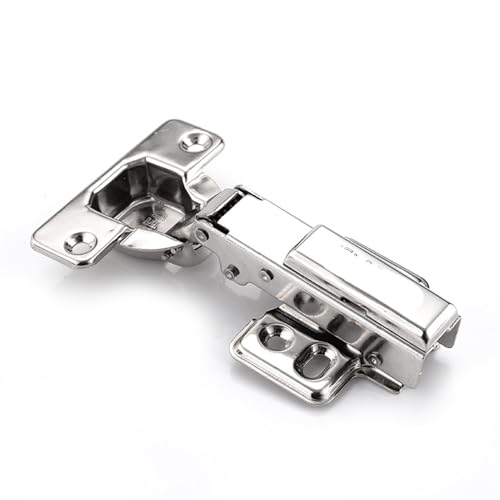 Vollgröße 304 Edelstahlhydraulikscharnier reiner Kupferdämpferpufferschrank Schrank Türscharniere Möbelhardware 1PCS (Einbettung einfügen) Made in China von LKHGTR