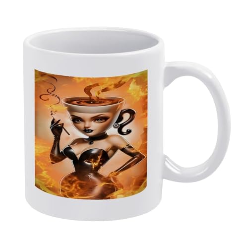 Ballerina-Cappuccino-Tasse, italienisches Brainrot-Meme, lustige Hai-Kaffeetasse, Keramik-Stil, Einheitsgröße Ballerina-Cappuccino-Tasse, italienisches Brainrot-Meme, lustige Hai-Kaffeetasse, Keramik-Stil, Einheitsgröße von LKIMEWVK