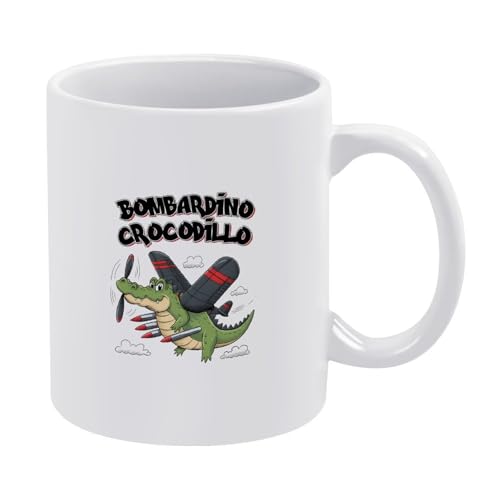 Bombardiro-Crocodilo-Tasse, italienisches Brainrot-Meme, lustige Hai-Kaffeetasse, Keramik-Stil, Einheitsgröße Bombardiro-Crocodilo-Tasse, italienisches Brainrot-Meme, lustige Hai-Kaffeetasse, Keramik-Stil, Einheitsgröße von LKIMEWVK