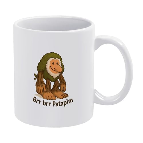 Brr Brr-patapim Tasse, italienisches Brainrot-Meme, lustige Hai-Kaffeetasse, Keramik-Stil, Einheitsgröße Brr Brr-patapim Tasse, italienisches Brainrot-Meme, lustige Hai-Kaffeetasse, Keramik-Stil, Einheitsgröße von LKIMEWVK