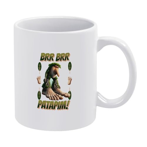 Brr Brr-patapim Tasse, italienisches Brainrot-Meme, lustige Hai-Kaffeetasse, Keramik-Stil, Einheitsgröße Brr Brr-patapim Tasse, italienisches Brainrot-Meme, lustige Hai-Kaffeetasse, Keramik-Stil, Einheitsgröße von LKIMEWVK