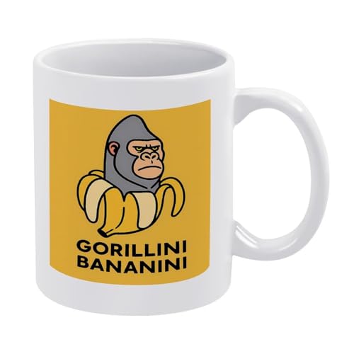 Gorillini-Bananini-Tasse, italienisches Brainrot-Meme, lustige Hai-Kaffeetasse, Keramik-Stil, Einheitsgröße Gorillini-Bananini-Tasse, italienisches Brainrot-Meme, lustige Hai-Kaffeetasse, Keramik-Stil, Einheitsgröße von LKIMEWVK