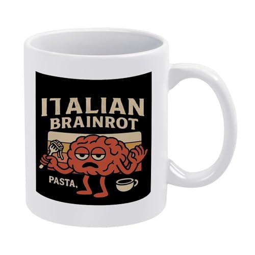 Italian-Brainrot-Tasse, Italian Brainrot Meme, lustige Hai-Kaffeetasse, Keramik-Stil, Einheitsgröße Italian-Brainrot-Tasse, Italian Brainrot Meme, lustige Hai-Kaffeetasse, Keramik-Stil, Einheitsgröße von LKIMEWVK