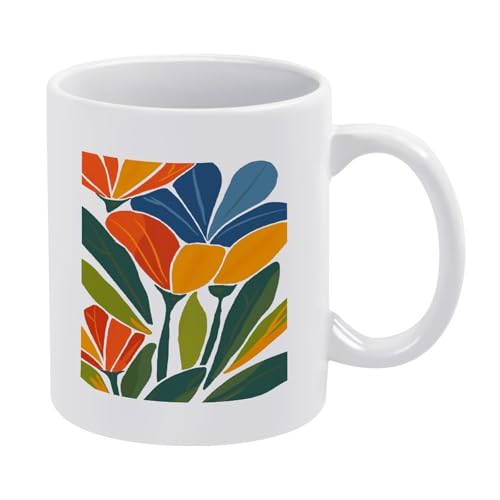 LKIMEWVK Bunte Blumentasse, italienisches Brainrot-Meme, lustige Hai-Kaffeetasse, Keramik-Stil, Einheitsgröße LKIMEWVK Bunte Blumentasse, italienisches Brainrot-Meme, lustige Hai-Kaffeetasse, Keramik-Stil, Einheitsgröße von LKIMEWVK