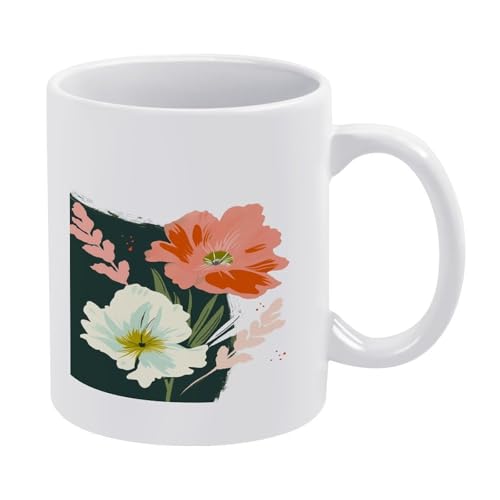 LKIMEWVK Colorful Flower Market Cup Italienisches Brainrot-Meme Lustiger Hai-Kaffeebecher, Keramik, Einheitsgröße LKIMEWVK Colorful Flower Market Cup Italienisches Brainrot-Meme Lustiger Hai-Kaffeebecher, Keramik, Einheitsgröße von LKIMEWVK