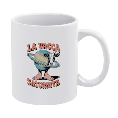 La Vaca Saturno-Saturnita Tasse, italienisches Brainrot-Meme, lustige Hai-Kaffeetasse, Keramik-Stil, Einheitsgröße La Vaca Saturno-Saturnita Tasse, italienisches Brainrot-Meme, lustige Hai-Kaffeetasse, Keramik-Stil, Einheitsgröße von LKIMEWVK