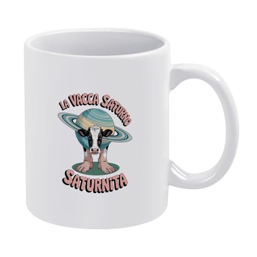 La Vaca Saturno-Saturnita Tasse, italienisches Brainrot-Meme, lustige Hai-Kaffeetasse, Keramik-Stil, Einheitsgröße La Vaca Saturno-Saturnita Tasse, italienisches Brainrot-Meme, lustige Hai-Kaffeetasse, Keramik-Stil, Einheitsgröße von LKIMEWVK