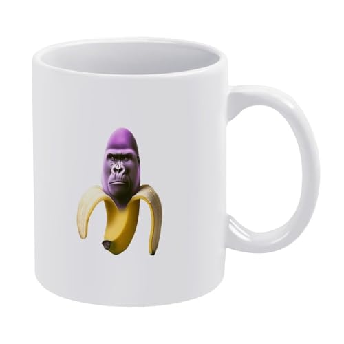 Shimpanzini-bananinni-Tasse, italienisches Brainrot-Meme, lustige Hai-Kaffeetasse, Keramik-Stil, Einheitsgröße Shimpanzini-bananinni-Tasse, italienisches Brainrot-Meme, lustige Hai-Kaffeetasse, Keramik-Stil, Einheitsgröße von LKIMEWVK