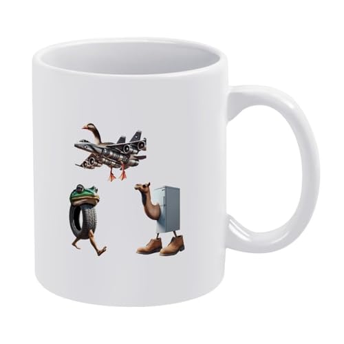 Tralalero-Tralala Brainrot-Tasse, italienisches Brainrot-Meme, lustige Hai-Kaffeetasse, Keramik-Stil, Einheitsgröße Tralalero-Tralala Brainrot-Tasse, italienisches Brainrot-Meme, lustige Hai-Kaffeetasse, Keramik-Stil, Einheitsgröße von LKIMEWVK