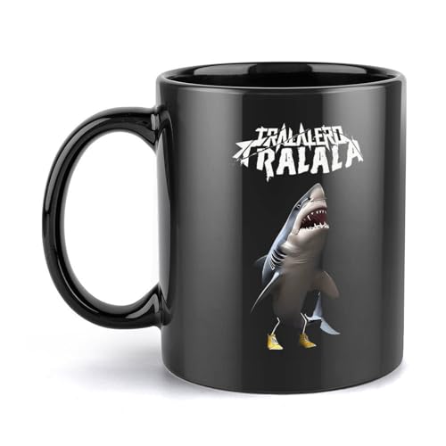 Tralalero-Tralala-Tasse, Bootleg Brainrot, italienisches Brainrot-Meme, lustige Kaffeetasse mit Hai-Motiv, Keramik-Stil, Einheitsgröße Tralalero-Tralala-Tasse, Bootleg Brainrot, italienisches Brainrot-Meme, lustige Kaffeetasse mit Hai-Motiv, Keramik-Stil, Einheitsgröße von LKIMEWVK
