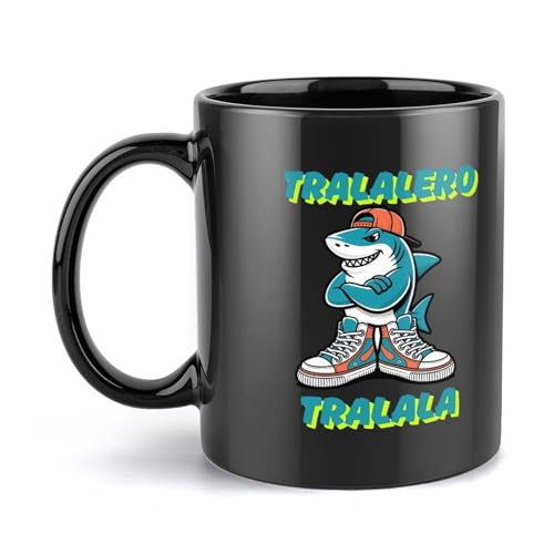 Tralalero-Tralala-Tasse, Bootleg Italian Brainrot Meme, Kaffeetasse, Keramik, Einheitsgröße von LKIMEWVK