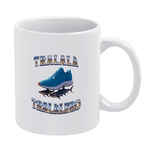 Tralalero-Tralala-Tasse, italienisches Brainrot-Meme, lustige Hai-Kaffeetasse, Keramik-Stil, Einheitsgröße Tralalero-Tralala-Tasse, italienisches Brainrot-Meme, lustige Hai-Kaffeetasse, Keramik-Stil, Einheitsgröße von LKIMEWVK