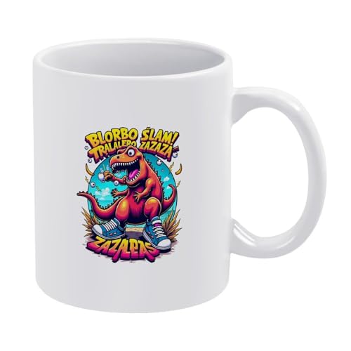 Tralalero-Tralala-Tasse, italienisches Brainrot-Meme, lustige Hai-Kaffeetasse, Keramik-Stil, Einheitsgröße Tralalero-Tralala-Tasse, italienisches Brainrot-Meme, lustige Hai-Kaffeetasse, Keramik-Stil, Einheitsgröße von LKIMEWVK