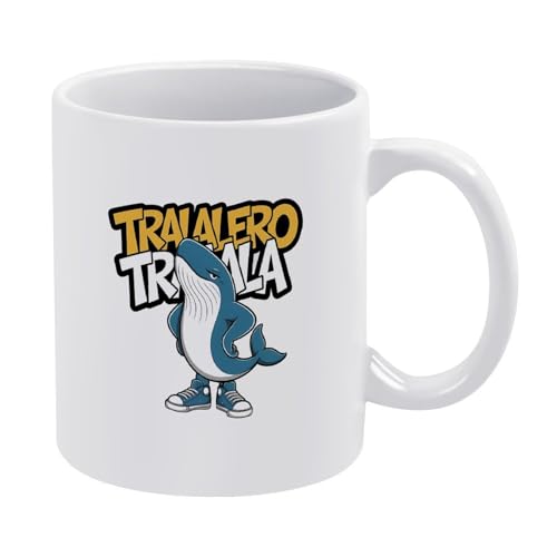Tralalero-Tralala-Tasse, italienisches Brainrot-Meme, lustige Hai-Kaffeetasse, Keramik-Stil, Einheitsgröße Tralalero-Tralala-Tasse, italienisches Brainrot-Meme, lustige Hai-Kaffeetasse, Keramik-Stil, Einheitsgröße von LKIMEWVK