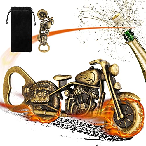 LKKCHER Flaschenöffner, Bieröffner, Vintage Motorrad Flaschenöffner, Biergeschenke für Männer, Gadget für Männer Geschenke, Motorradgeschenke für Männer, Geschenke für Papa und Freund von LKKCHER