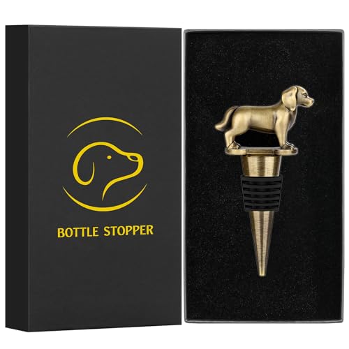 LKKCHER Golden Retriever Weinflaschenverschluss, Golden Retriever Geschenke, Geschenk für Hundebesitzer, Geburtstagsgeschenk Weingeschenke Weihnachten Geschenke für Männer Frauen Papa, Bronze LKKCHER Golden Retriever Weinflaschenverschluss, Golden Retriever Geschenke, Geschenk für Hundebesitzer, Geburtstagsgeschenk Weingeschenke Weihnachten Geschenke für Männer Frauen Papa, Bronze von LKKCHER