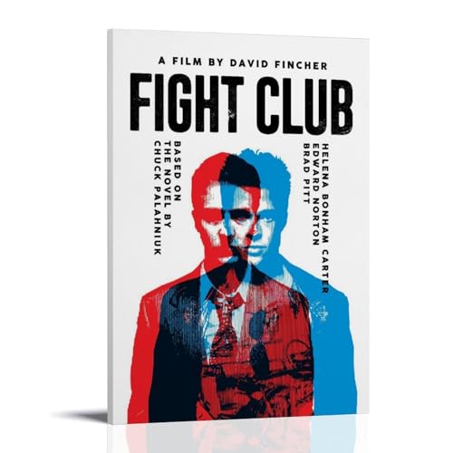 LKKHPEP Filmposter "Fight Club" auf Leinwand, Wandkunst, dekorative Wohnkultur, Gemälde für Wohnzimmer, Schlafzimmer, 30 x 45 cm, Rahmenstil LKKHPEP Filmposter "Fight Club" auf Leinwand, Wandkunst, dekorative Wohnkultur, Gemälde für Wohnzimmer, Schlafzimmer, 30 x 45 cm, Rahmenstil von LKKHPEP
