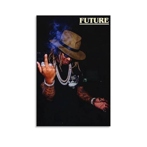 LKKHPEP Poster "Future Rapper", Vintage-Poster, Leinwand, Wandkunst, dekorative Wohnkultur, Gemälde für Wohnzimmer, Schlafzimmer, 30 x 45 cm, ungerahmter Stil LKKHPEP Poster "Future Rapper", Vintage-Poster, Leinwand, Wandkunst, dekorative Wohnkultur, Gemälde für Wohnzimmer, Schlafzimmer, 30 x 45 cm, ungerahmter Stil von LKKHPEP