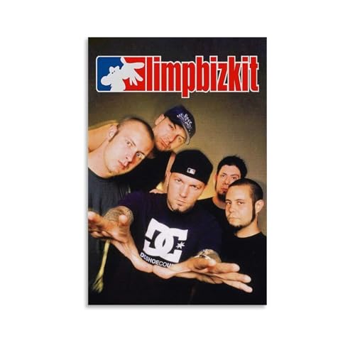 LKKHPEP Poster "Limp Bizkit", Metallband, Leinwand, Wandkunst, dekoratives Wohnkultur, Gemälde für Wohnzimmer, Schlafzimmer, 30 x 45 cm, ungerahmter Stil LKKHPEP Poster "Limp Bizkit", Metallband, Leinwand, Wandkunst, dekoratives Wohnkultur, Gemälde für Wohnzimmer, Schlafzimmer, 30 x 45 cm, ungerahmter Stil von LKKHPEP