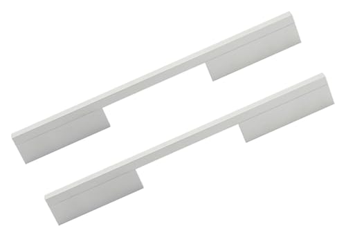 LKLNCXC Versteckte Möbelgriffe 2 Stück Möbelgriffe in Aluminiumfarbe, for Küchenschränke, Kleiderschranktüren, Schubladengriffe, Aluminiumlegierung(Length 300mm) von LKLNCXC