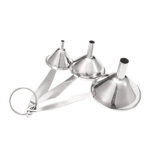 Trichter 3 Teile/satz Edelstahl Trichter Mit Langem Griff Kleine Trichter Sieb for Die Übertragung Von Flüssigkeiten In Der Küche Flüssigkeit Öl Pulver Filter Trichter 3 Teile/satz Edelstahl Trichter Mit Langem Griff Kleine Trichter Sieb for Die Übertragung Von Flüssigkeiten In Der Küche Flüssigkeit Öl Pulver Filter von LKLNCXC