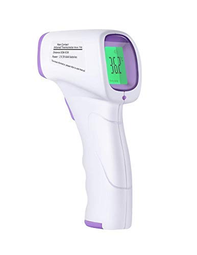 Infrarot-Thermometer, ohne Kontakt, digital, zertifiziert, medizinische Verwendung, ISS, tragbare Temperaturmessung, berührungslos, digital, mit Flüssigkristallen von LKM security