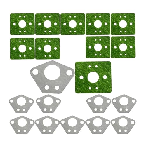 20 Stücke Vergaserdichtung Für 40-5 43cc 49cc 52cc CG430 CG520 BC430 BC520 Trimmer Freischneider Motor Zubehör Gartenwerkzeugteile(AB Set 20Pcs) von LKMBvxF