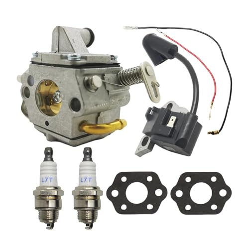 Ersatz-Zündspule, Vergaser-Reparatur-Membran-Kit, Stecker für S-ihl 017 018 MS170 MS180 Z-ma 180 C1Q-S57B von LKMBvxF