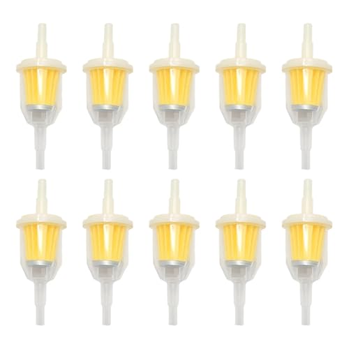 LKMBvxF 5/10 Stück Gas-Inline-Kraftstofffilter mit Magnet für B&S usw. Rasenmäher, Kleinmotor-Zubehör(10pcs) von LKMBvxF