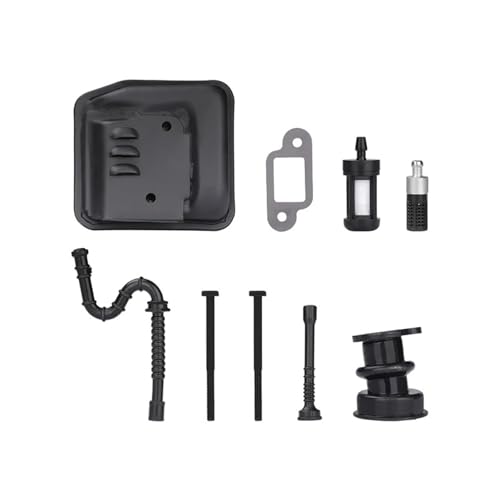LKMBvxF Auspuff für 021 023 025 MS210 MS230 MS250 Schrauben + Dichtung Kettensäge Ersatzteile Garten & Outdoor Living von LKMBvxF
