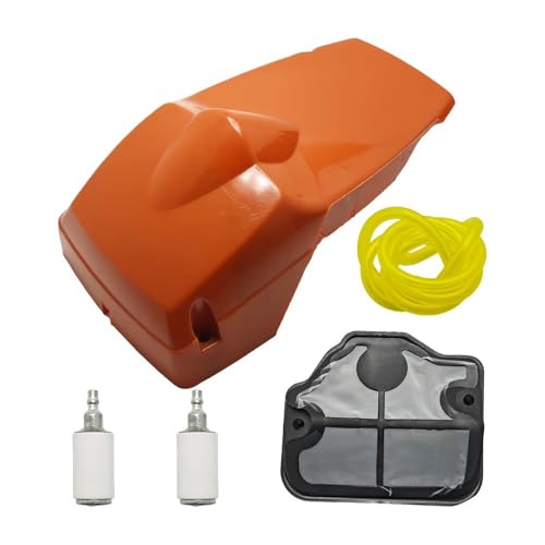 LKMBvxF Obere Motorabdeckung Luft-Kraftstofffilterschlauch-Kit für HUS 136 137 141 142 Kettensäge Ersatz Ersatzteile Kraftstoffleitung von LKMBvxF
