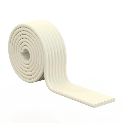 LKPMGOA Schaumstoff-Rohrisolierung, Flexibler Isolierschlauch, Reduziert Wärmeverlust und Geräusche, mit Selbstklebender Rückseite(White) von LKPMGOA