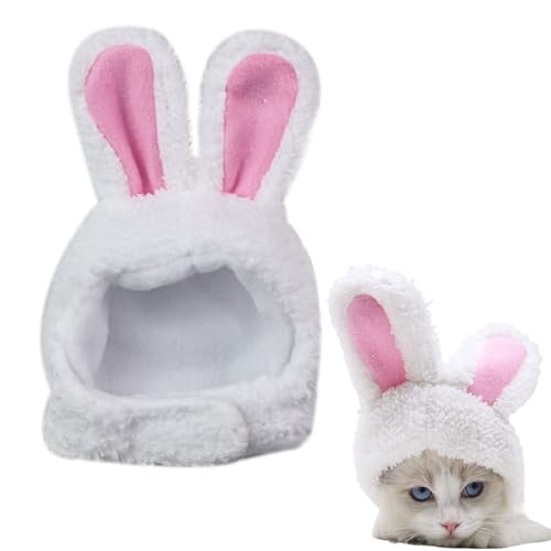 Halloween-Haustier-Hasenhut, niedliche Katze, verstellbar, Hunde-Kopfbedeckung für Ostern, Party-Zubehör Halloween-Haustier-Hasenhut, niedliche Katze, verstellbar, Hunde-Kopfbedeckung für Ostern, Party-Zubehör von LKQBBSZ