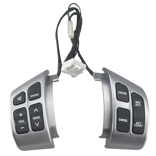 Lenkrad-Bedientasten 1 Paar Für Suzuki Für Swift 1.3 1.5 2006 2007 2008-2013 Keine Hintergrundbeleuchtung Multifunktions-6-poliger Lenkrad-Tempomat-Tastenschalter von LKRGBXA
