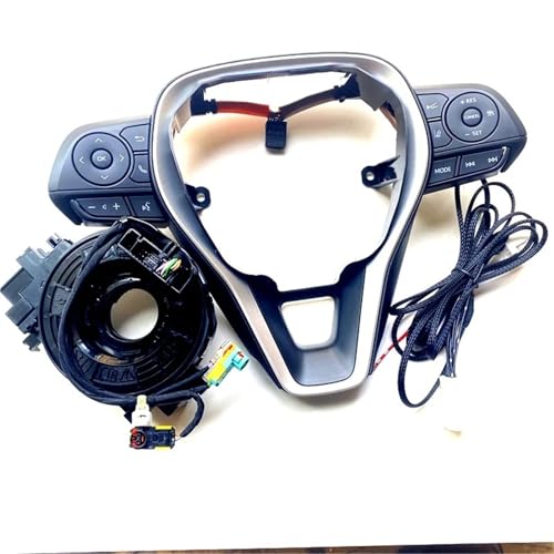 Lenkrad-Bedientasten Auto Multifunktionslenkrad Tempomat Knopfschalter Lenkschaltschalter Für Toyota Für Corolla Levin Für RAV4 2019 2020 2021 2022(A set of black C) von LKRGBXA