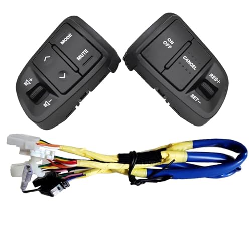 Lenkrad-Bedientasten Für KIA Für Sportage 2011 2012 2013 2014 2016 (außer 2015) Mit Hintergrundbeleuchtung Bluetooth-Kabel Multifunktionslenkrad Audio-Tempomat-Tasten von LKRGBXA