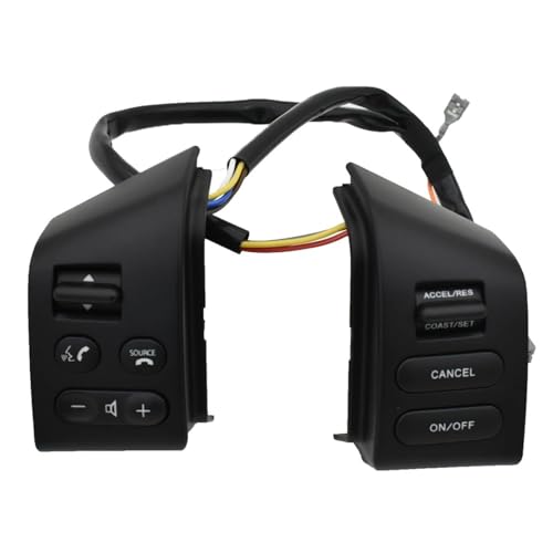 Lenkrad-Bedientasten Für Nissan Für Tiida LIVINA Alten Sylphy Volumen Telefon Tasten Links & Rechts Lenkrad Control Schalter Taste(Black Switch) von LKRGBXA