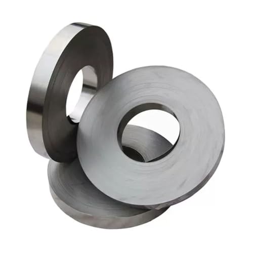 Edelstahlband, 304 Edelstahlstreifen, Breite 2 mm 2,8 mm 5 mm 8 mm Edelstahl-Spulenstreifen, dünnes Blech, Dicke 0,05 0,1 0,2 0,5 mm(0.1 * 2.8mm/270m) von LKSGJSNB
