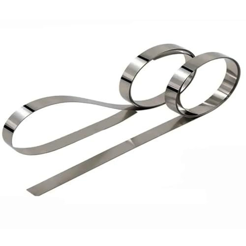 Edelstahlband, Dünner Stahlstreifen aus Edelstahl 304, Breite 20 mm, Dicke 0,1 mm - 1 mm, Stahlfolienstreifen, Blechplatte, schmaler Streifen, 1 Stück(Thickness 0.1mm) von LKSGJSNB