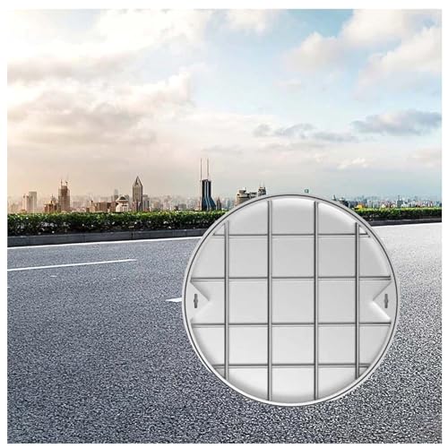 LKSGJSNB Klärgrubenabdeckungen, Schachtabdeckung und Rahmen aus Edelstahl, unsichtbare Abwasserbeckenabdeckungen/Deckel for Sumpfpumpen, Abdeckung for Garagenbodenabläufe(D30cm/11.8in) von LKSGJSNB