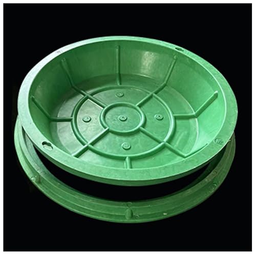 LKSGJSNB Klärgrubenabdeckungen, Unsichtbarer Schachtdeckel und Rahmen, Schachtdeckel aus Kunststoff, Klärgrubendeckel mit Sockel, Anpassbare eingebettete Schachtdeckel(A40*40CM/15.7 * 15.7IN) von LKSGJSNB