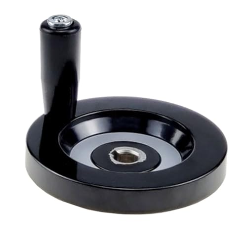 Linearführung, Handrad for Werkzeugmaschinen for 3D-Drucker, mit drehbarem Griff, Griffdurchmesser 100 mm 125 mm for T10/T12/T14-Trapezgewindespindel, 1 Stück(Style 1,100mmx12mm) von LKSGJSNB