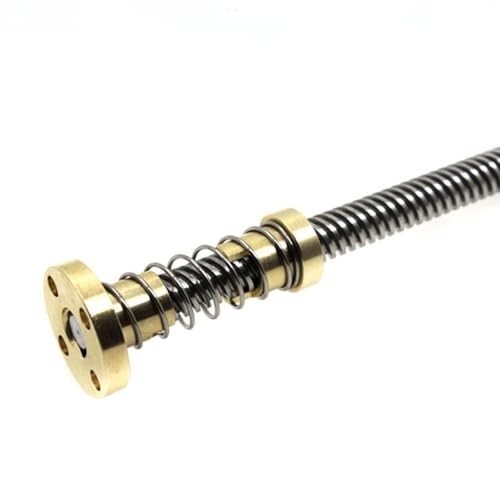 Linearführung, T8-Leitspindel, spielfreie Mutter + 200 mm – 500 mm T-Gewinde, 8 mm Trapezgewindespindel for CNC-3D-Drucker, 1 Stück(600mm) von LKSGJSNB