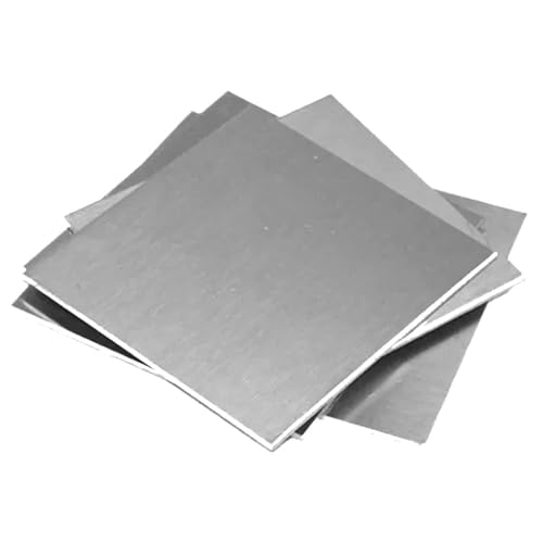 Metallblech, 1 Stück quadratische Blechplatte aus Edelstahl, Dicke 0,6 mm, 0,8 mm, flache, gebürstete, polierte Metallplatte(0.6x150x150mm) von LKSGJSNB
