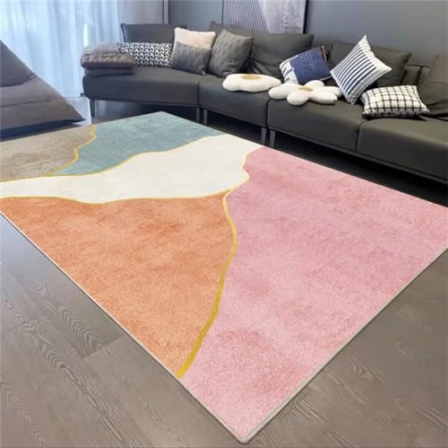 LKTRUK Jugendzimmer Deko Mädchen Schlafzimmer Rechteckiger Rosa Teppich Wohnzimmerteppich rutschfest Flur Couch Wohnzimmer 160X230Cm 5Ft 3''X7Ft 6.6'' LKTRUK Jugendzimmer Deko Mädchen Schlafzimmer Rechteckiger Rosa Teppich Wohnzimmerteppich rutschfest Flur Couch Wohnzimmer 160X230Cm 5Ft 3''X7Ft 6.6'' von LKTRUK
