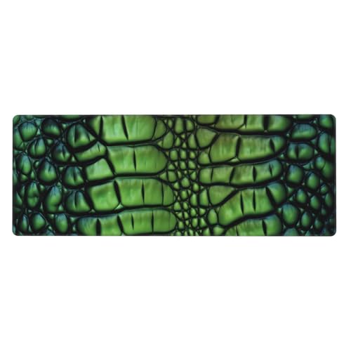 Großes Gaming-Mauspad, XL, 80 x 30 cm, Alligatorhaut, Schreibtischunterlage für Tastatur und Maus, waschbares Tastatur-Pad mit rutschfester Unterseite, wasserdichtes Mauspad für Gamer, Büro, Zuhause Großes Gaming-Mauspad, XL, 80 x 30 cm, Alligatorhaut, Schreibtischunterlage für Tastatur und Maus, waschbares Tastatur-Pad mit rutschfester Unterseite, wasserdichtes Mauspad für Gamer, Büro, Zuhause von LKWSCGHM