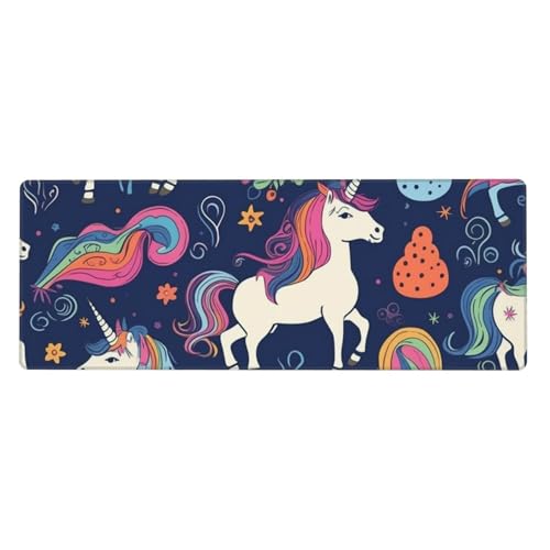 Großes Gaming-Mauspad, XL, 80 x 30 cm, Tier- und Regenbogen-Schreibtischunterlage für Tastatur und Maus, waschbares Tastatur-Pad mit rutschfester Unterseite, wasserdichtes Mauspad für Gamer, Büro Großes Gaming-Mauspad, XL, 80 x 30 cm, Tier- und Regenbogen-Schreibtischunterlage für Tastatur und Maus, waschbares Tastatur-Pad mit rutschfester Unterseite, wasserdichtes Mauspad für Gamer, Büro von LKWSCGHM