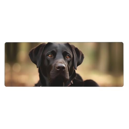 Großes Gaming-Mauspad, XL, 80 x 30 cm, niedlicher Labrador-Hund, Schreibtischunterlage für Tastatur und Maus, waschbares Tastatur-Pad mit rutschfester Unterseite, wasserdichtes Mauspad für Gamer, Büro Großes Gaming-Mauspad, XL, 80 x 30 cm, niedlicher Labrador-Hund, Schreibtischunterlage für Tastatur und Maus, waschbares Tastatur-Pad mit rutschfester Unterseite, wasserdichtes Mauspad für Gamer, Büro von LKWSCGHM