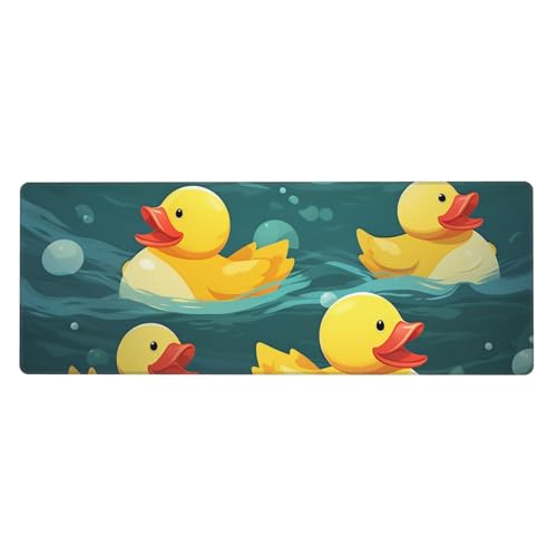 Großes Gaming-Mauspad XL 80 x 30 cm – Gummi-Enten, Schreibtischunterlage für Tastatur und Maus, waschbares Tastatur-Pad mit rutschfester Unterseite, wasserdichtes Mauspad für Gamer, Büro, Zuhause Großes Gaming-Mauspad XL 80 x 30 cm – Gummi-Enten, Schreibtischunterlage für Tastatur und Maus, waschbares Tastatur-Pad mit rutschfester Unterseite, wasserdichtes Mauspad für Gamer, Büro, Zuhause von LKWSCGHM
